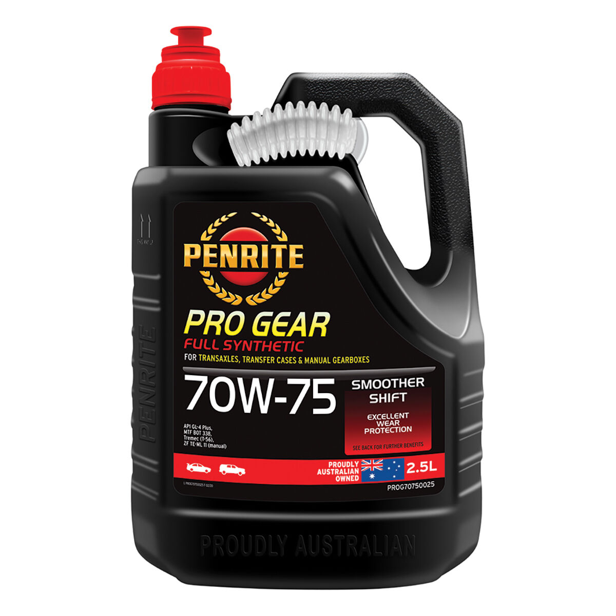 Penrite Pro Gear Oil - 70W-75 2.5 Litre, , scaau_hi-res