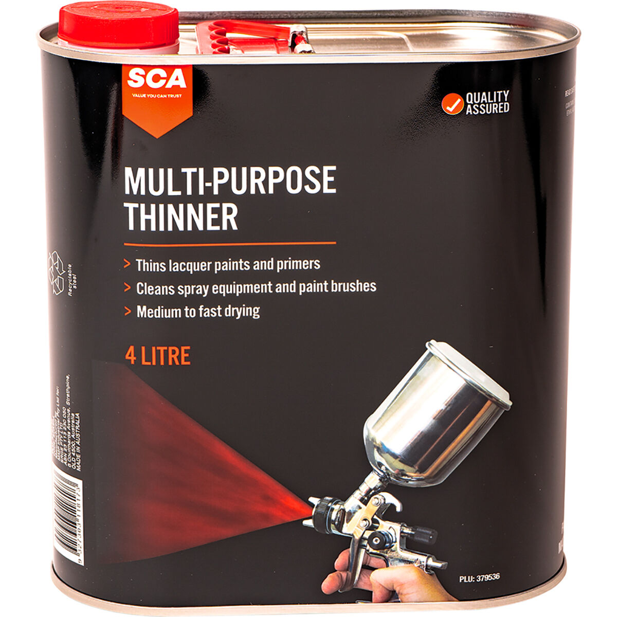 SCA Multi-Purpose Thinner - 4 Litre, , scaau_hi-res