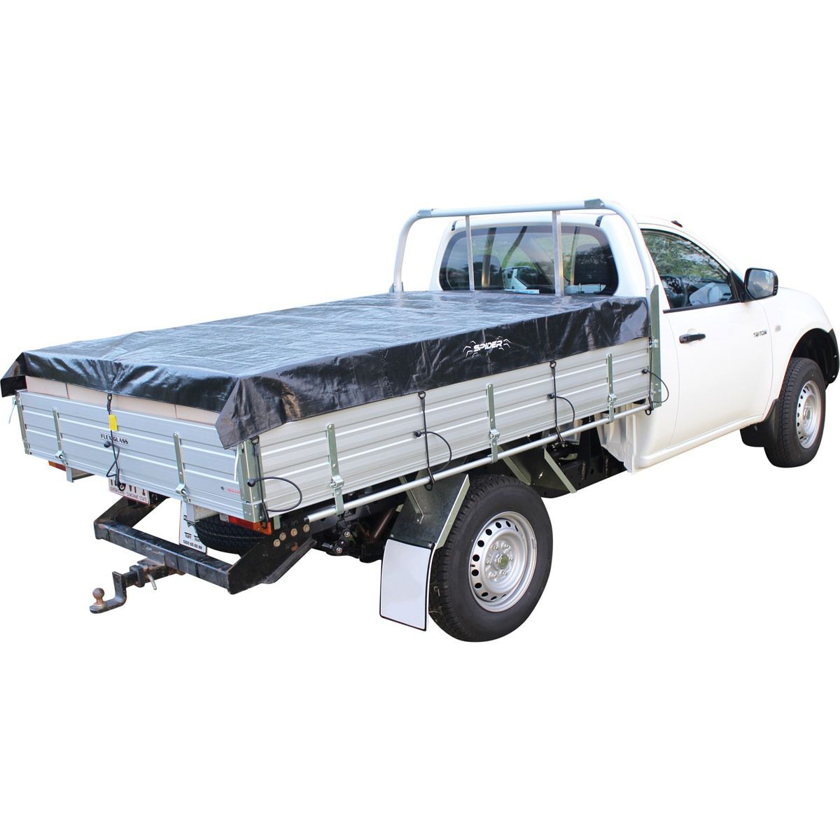 Spider Single Cab Ute Tarp - 2.45 X 2.15m, , scaau_hi-res