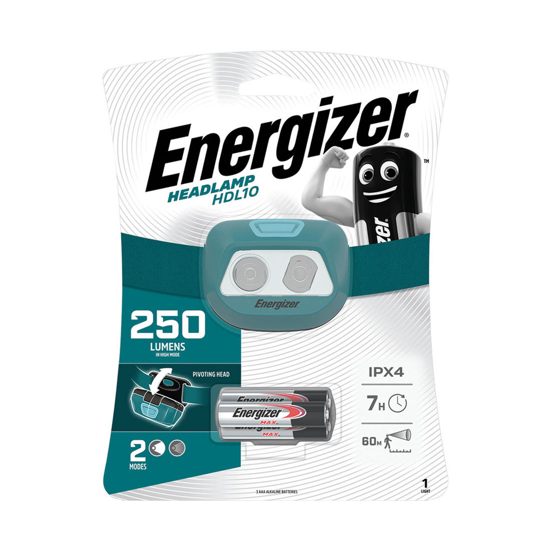 Energizer HDL10 250L Headlamp, , scaau_hi-res