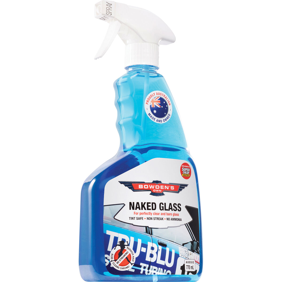 Bowden's Own Naked Glass Cleaner 770ml, , scaau_hi-res