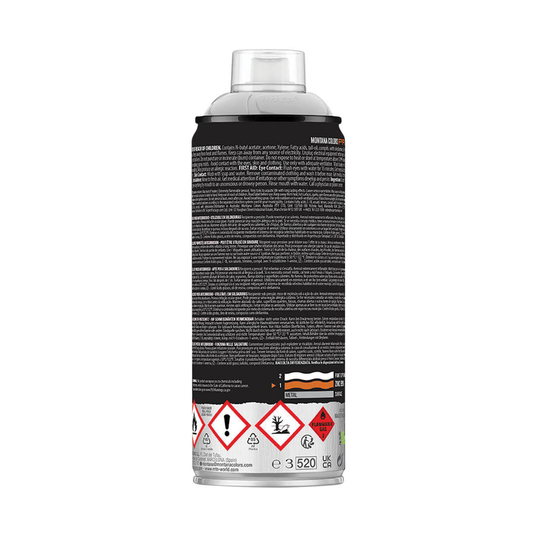 MTN Pro Galvanized Matt 99% Zinc Spray Paint 400mL, , scaau_hi-res