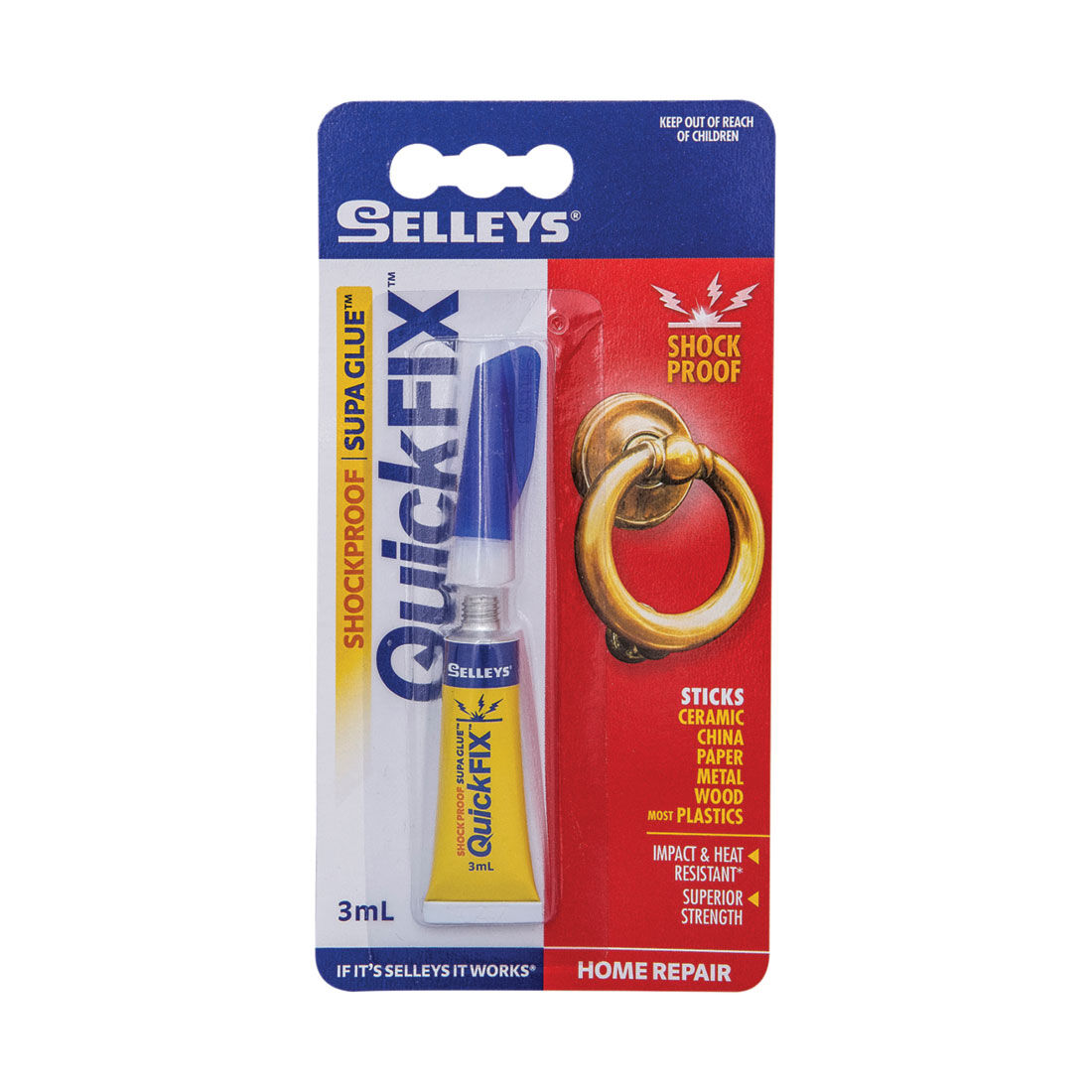 Selleys Shock Proof Supa Glue 3ml, , scaau_hi-res