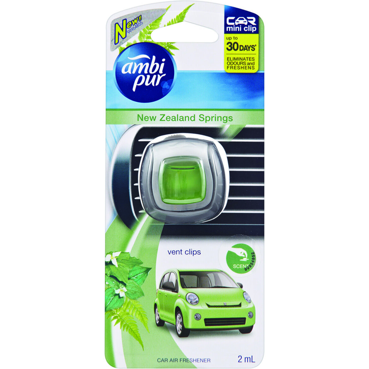 Ambi Pur Mini Air Freshener New Zealand Springs, , scaau_hi-res