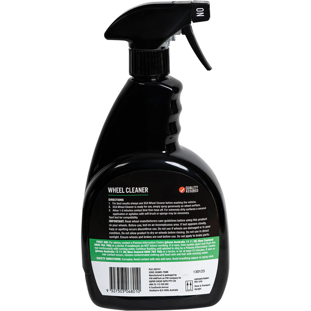 SCA Sparkling Wheel Cleaner 750mL, , scaau_hi-res