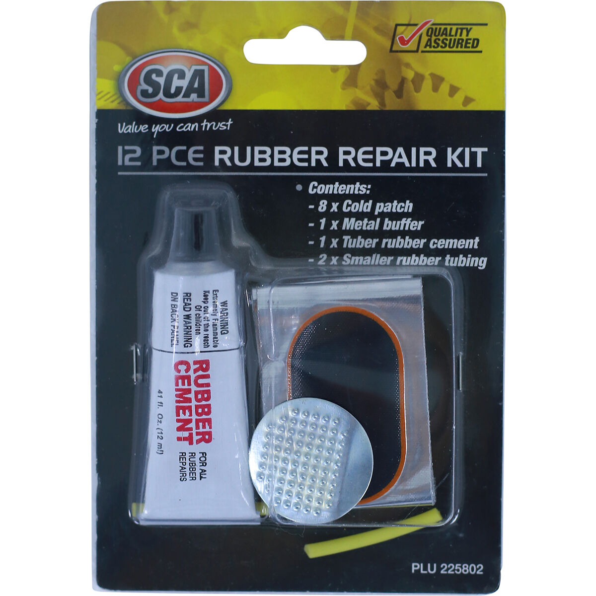 SCA Rubber Repair Kit - 12 Piece, , scaau_hi-res
