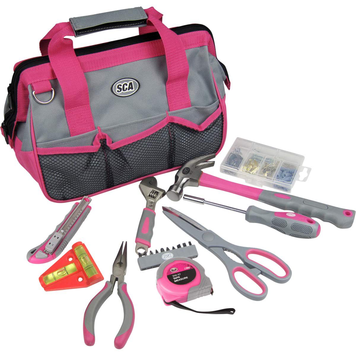 SCA Tool Bag Kit 20 Piece Pink, , scaau_hi-res