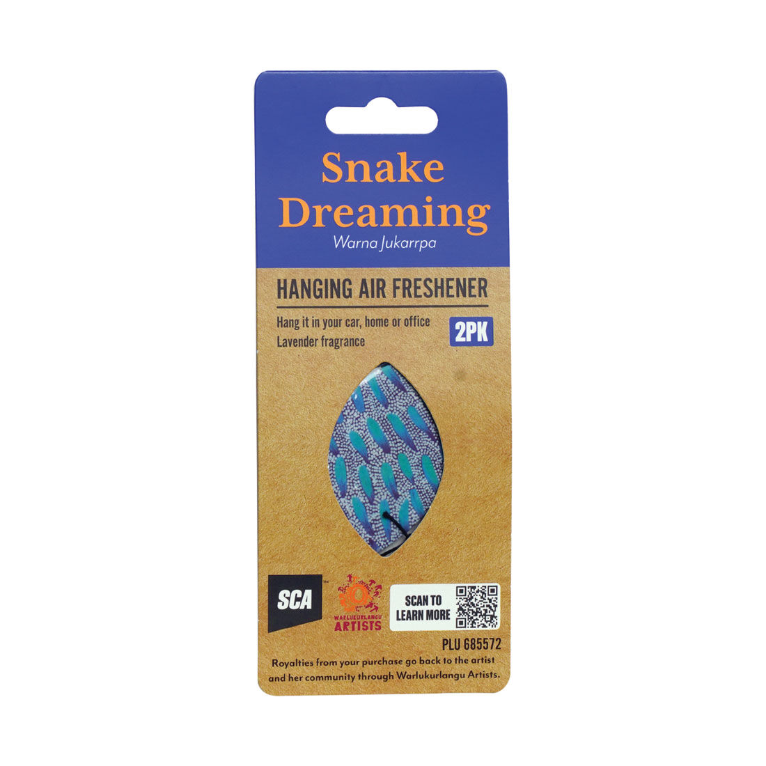 Snake Dreaming Air Freshener Leaf 2 Pack, , scaau_hi-res