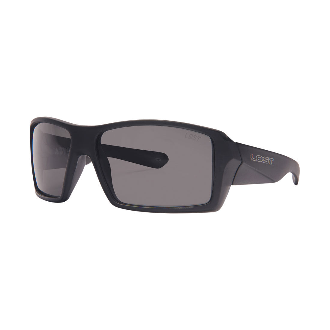 LOST Sunglasses Abyss Polarised Matt Xtal Black, , scaau_hi-res