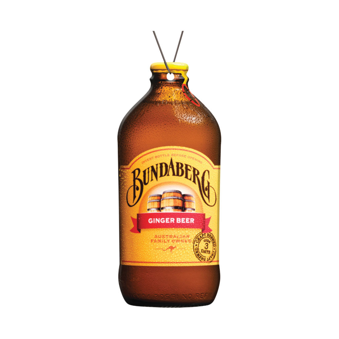 Bundaberg Carded Air Freshener - Ginger Beer, , scaau_hi-res