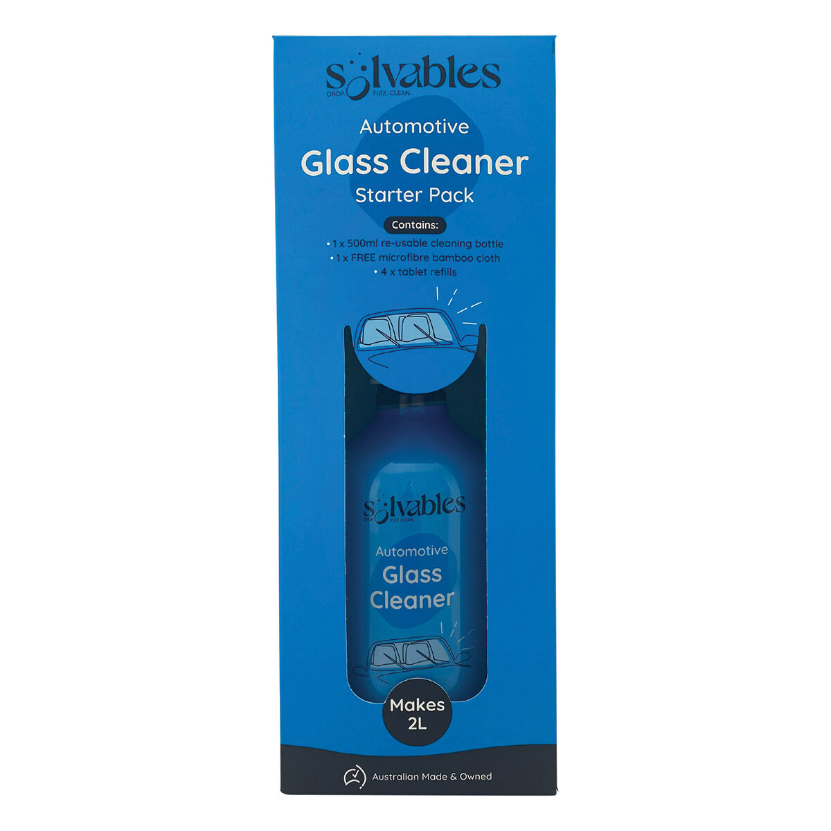 Solvables Glass Cleaner Starter Pack, , scaau_hi-res