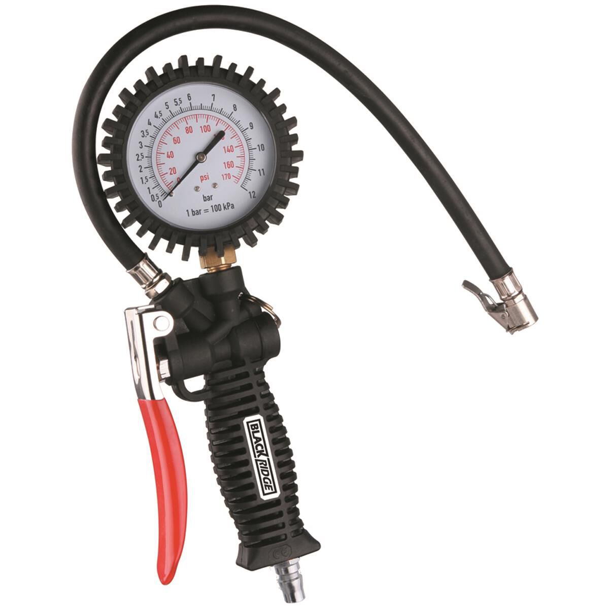 Blackridge Air Tyre Inflator with Gauge Heavy Duty, , scaau_hi-res