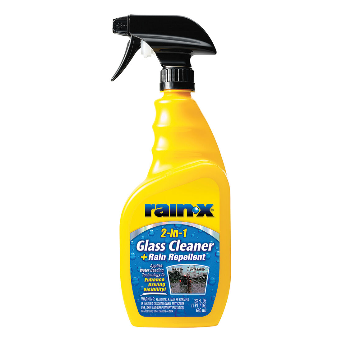 Rain-X 2-in-1 Glass Cleaner 680ml, , scaau_hi-res