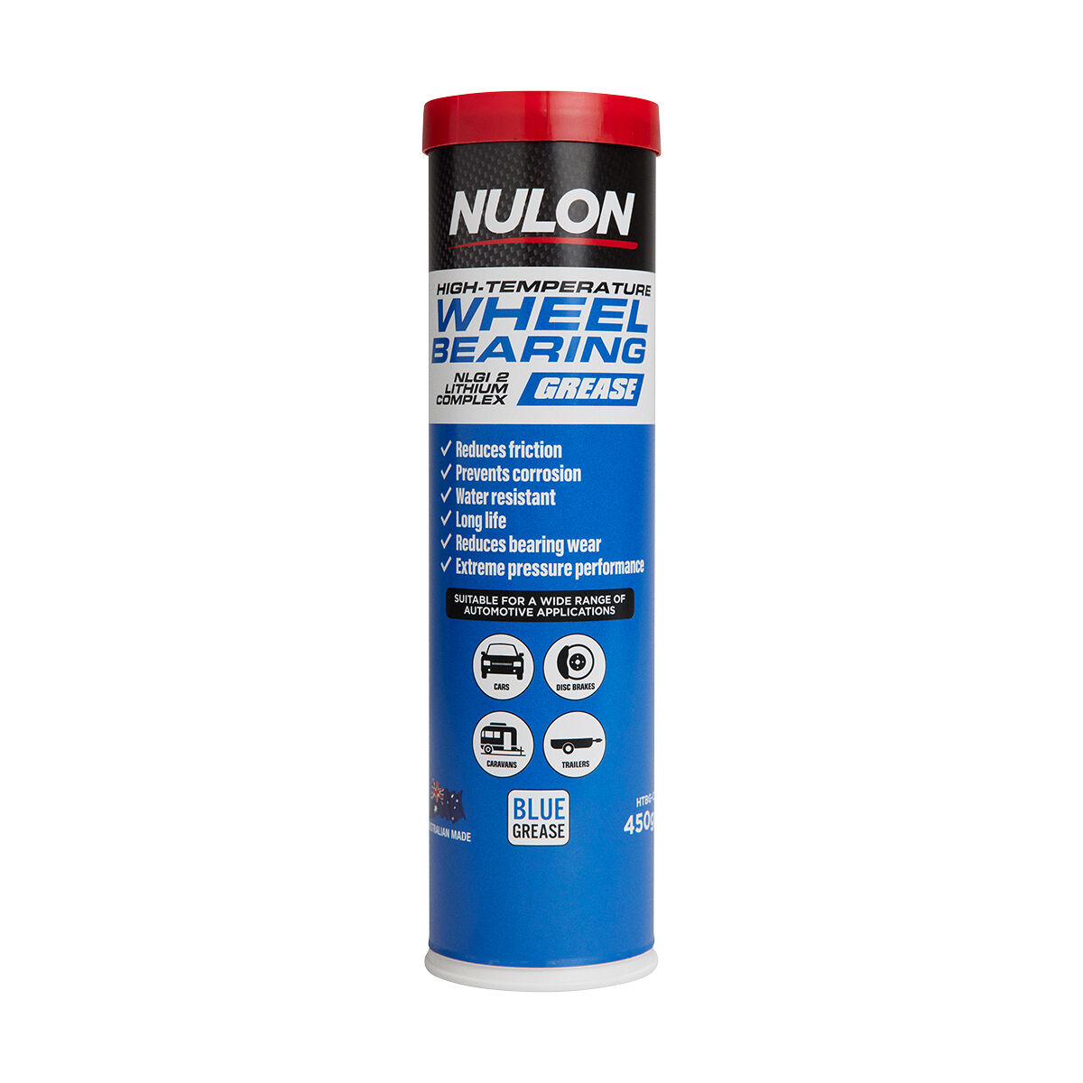 Nulon Grease Cartridge Wheel Bearing Hi Temp 450g, , scaau_hi-res