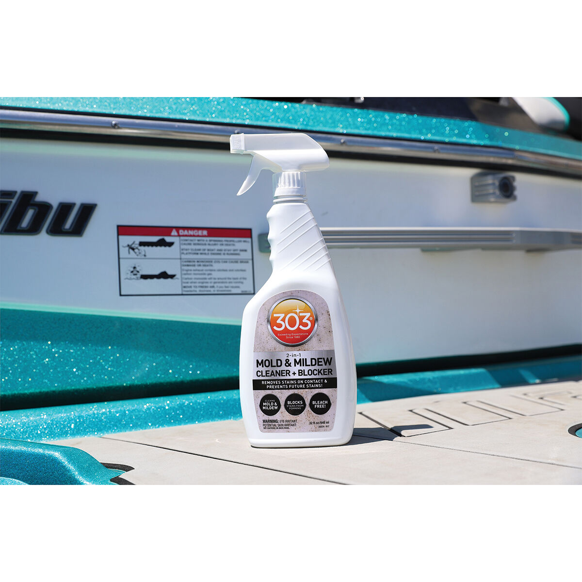 303 Marine Mould & Mildew Cleaner + Blocker 946ml, , scaau_hi-res