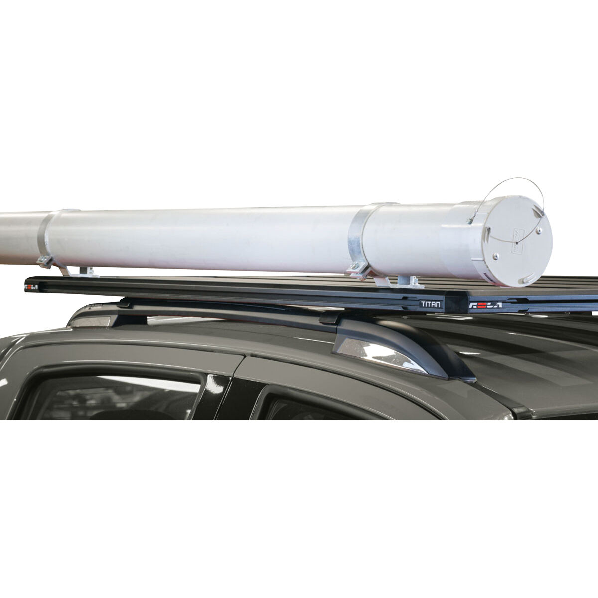 Rola Roof Rack Conduit Holder Pair 100mm, , scaau_hi-res