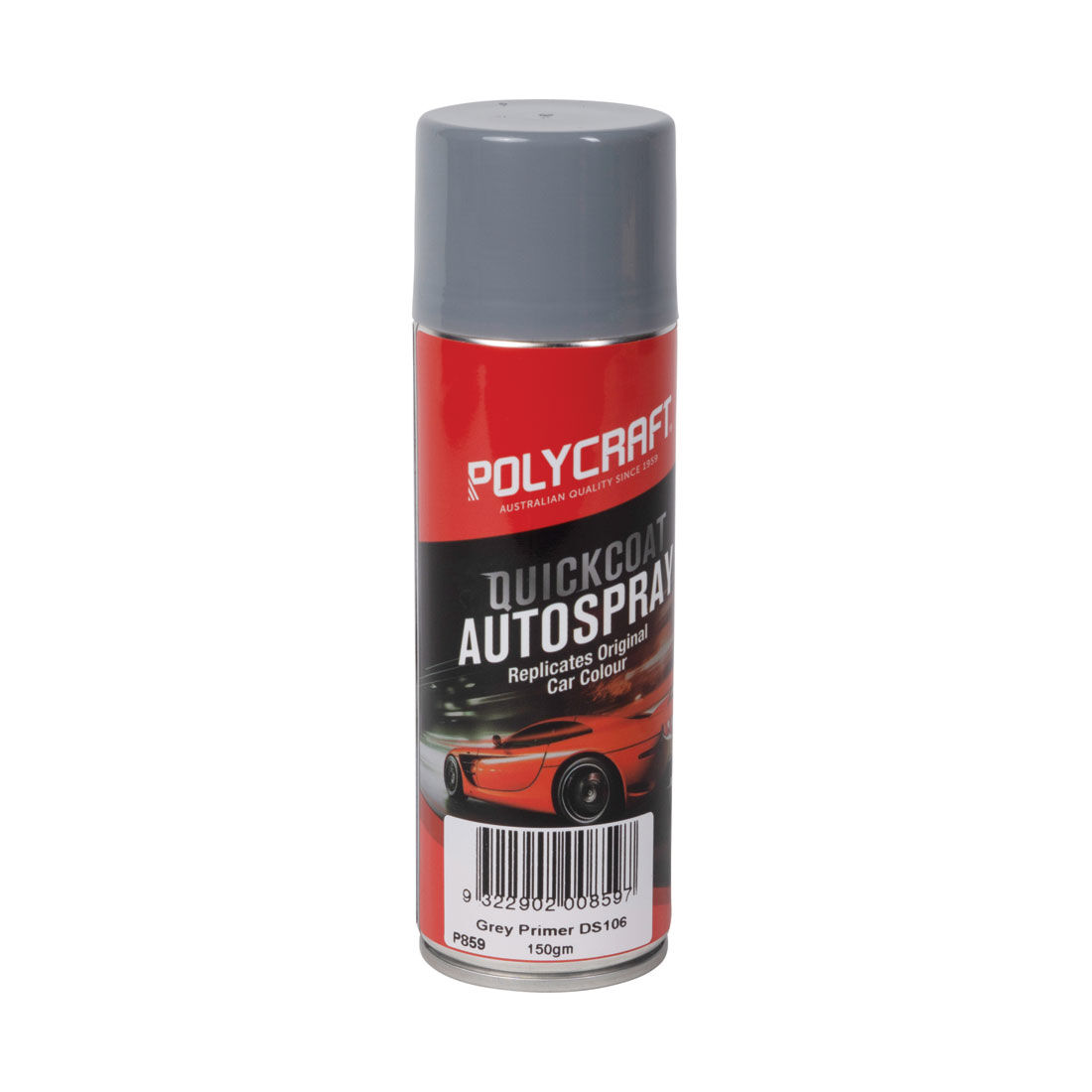 Polycraft Touch Up Paint Grey Primer - DS106 150g, , scaau_hi-res