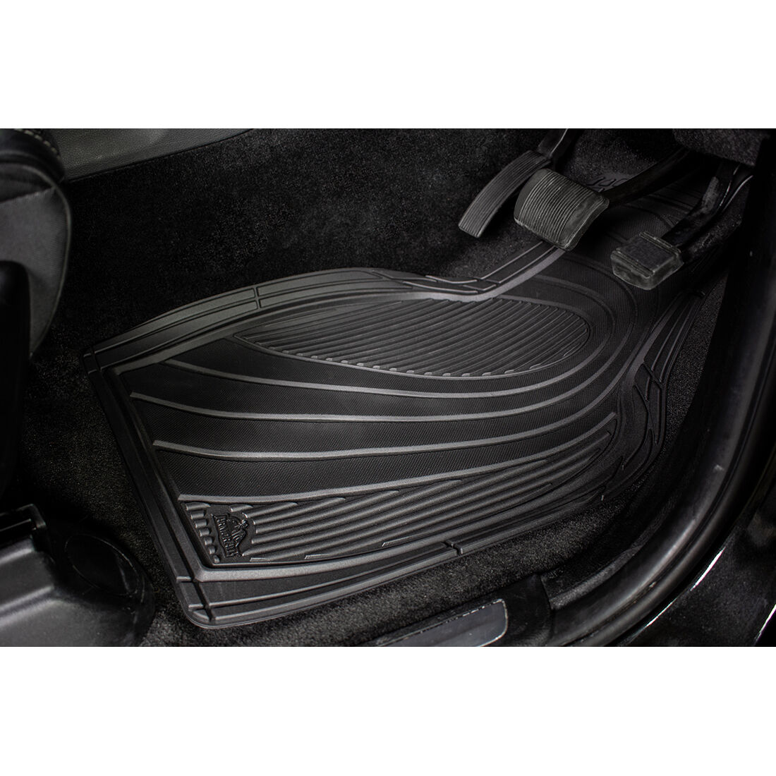 Armor All Car Floor Mats Black Front Pair, , scaau_hi-res