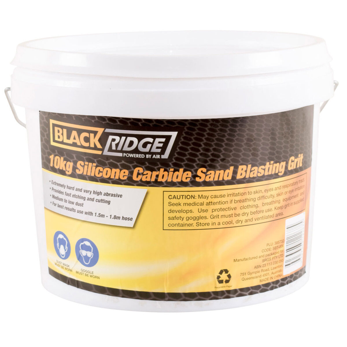 Blackridge Sand Blasting Grit Silicone Carbide 10kg Supercheap