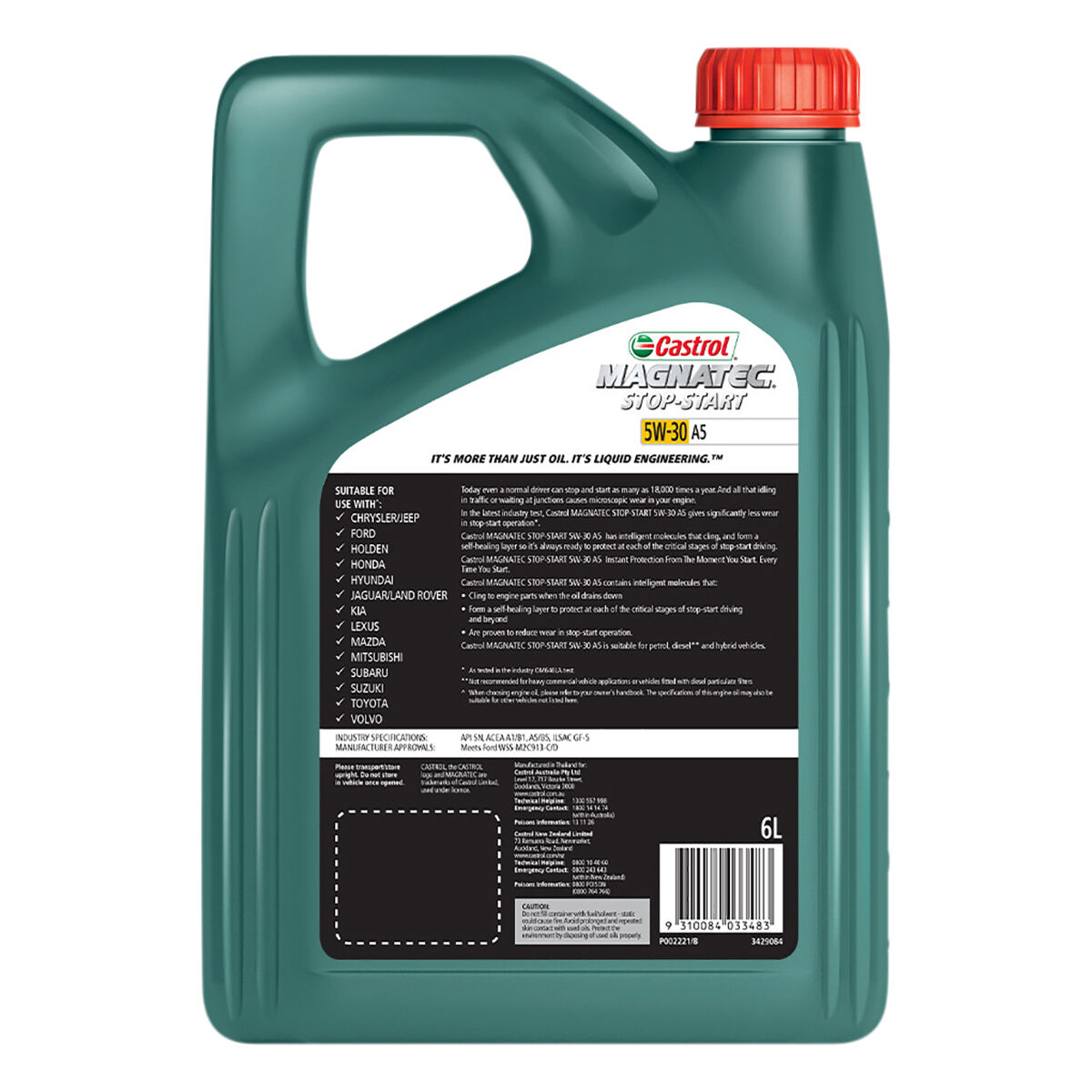 Castrol MAGNATEC Stop Start Engine Oil - 5W-30