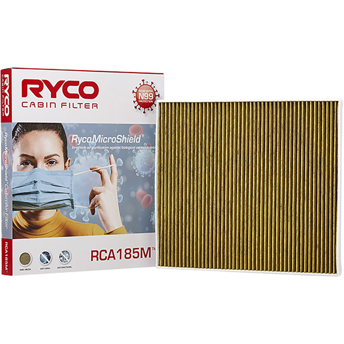 Ryco N99 MicroShield Cabin Air Filter - RCA185M, , scaau_hi-res