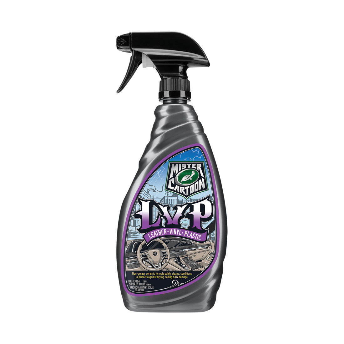 Turtle Wax x Mister Cartoon Interior Cleaner LVP 473ml, , scaau_hi-res