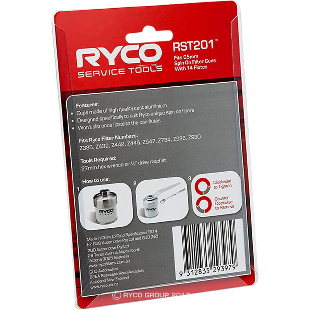 Ryco rst201