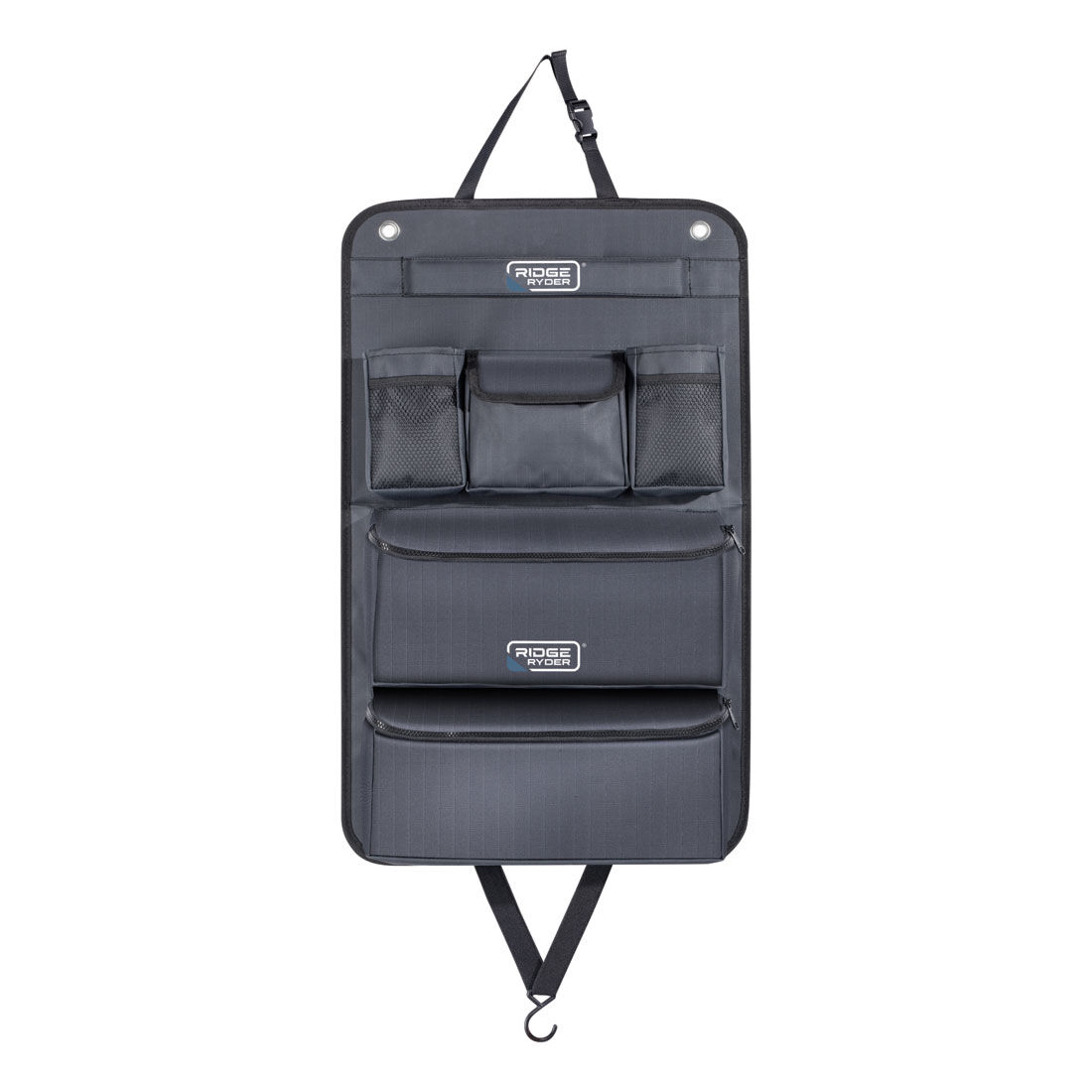 Ridge Ryder Backseat/Camping Organiser Charcoal, , scaau_hi-res