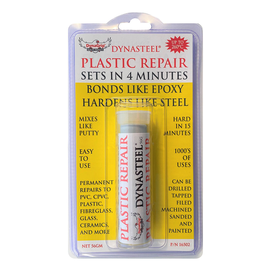 DynaGrip QuikSteel Plastic Repair - 56g, , scaau_hi-res