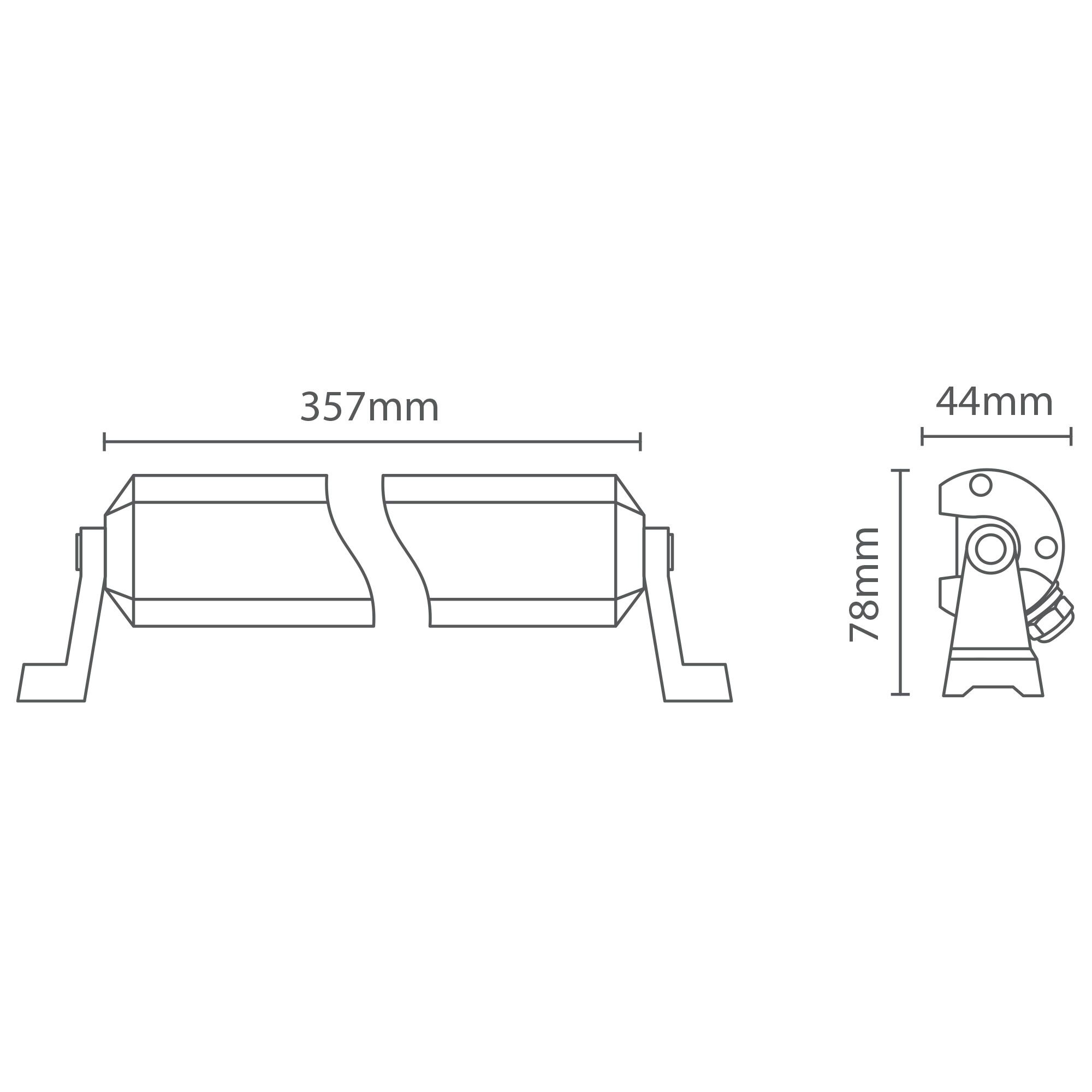 Enduralight LED Driving Light SNG Row Bar w/ harness - 14" 36W, , scaau_hi-res