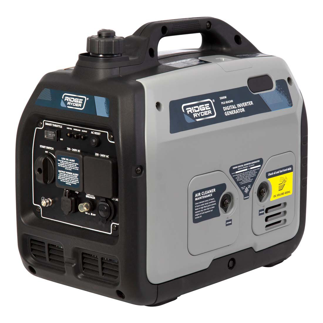 Ridge Ryder 3300W Inverter Generator, , scaau_hi-res