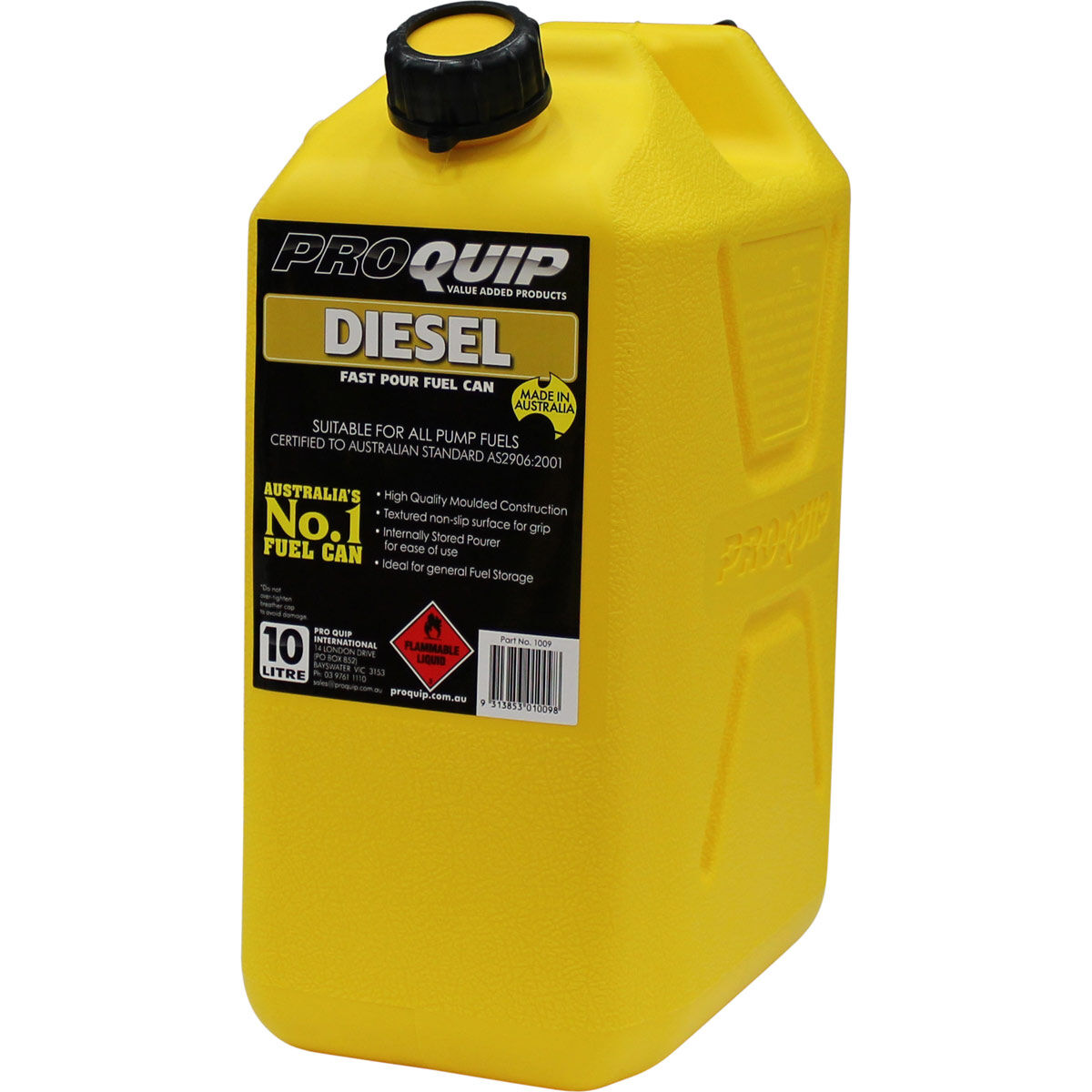 Pro Quip Diesel Jerry Can 10 Litre, , scaau_hi-res