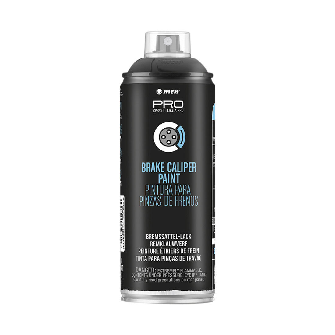 MTN PRO Caliper Paint Black Gloss 400ml Spray Paint, , scaau_hi-res