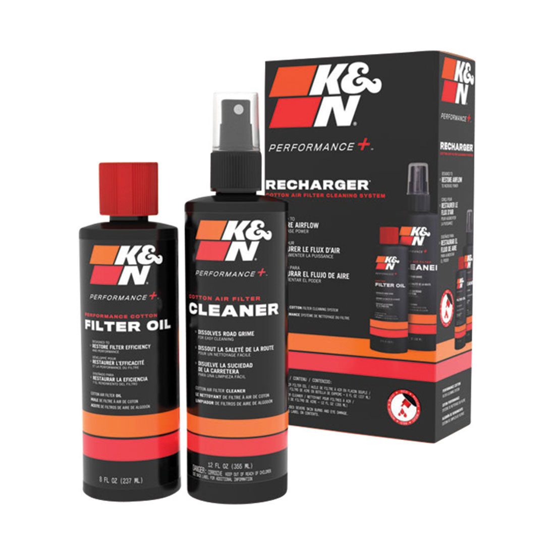 K&N Air Filter Recharge Kit 99-5050, , scaau_hi-res
