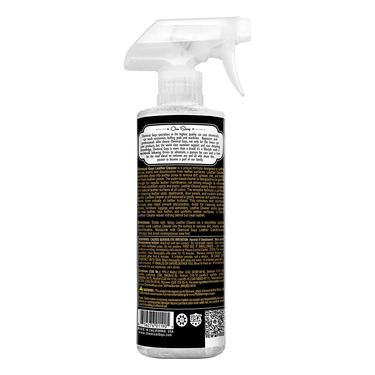 Chemical Guys Leather Cleaner 473mL, , scaau_hi-res