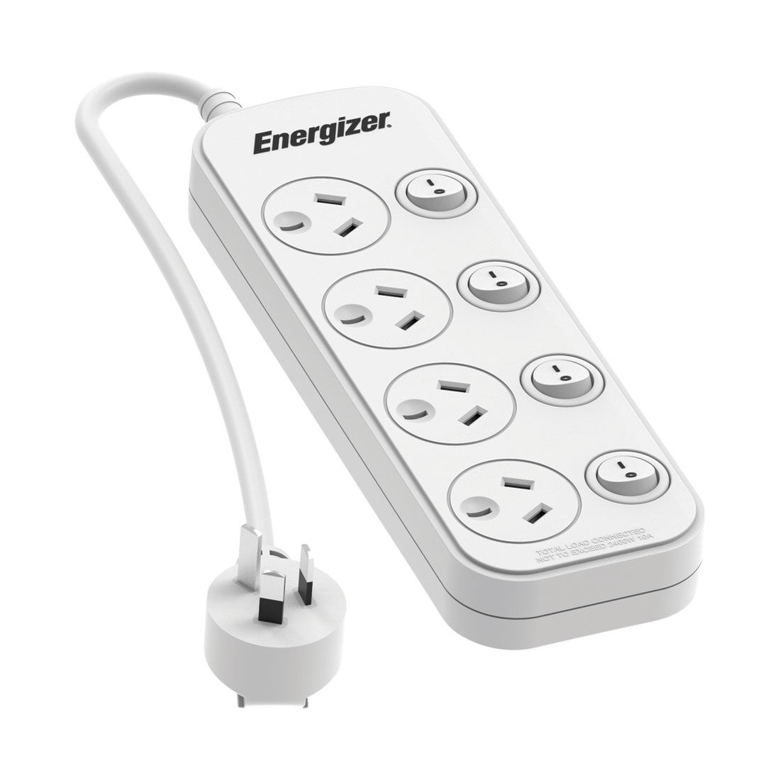 Energizer 4 Outletpowerboard W/Switches, , scaau_hi-res