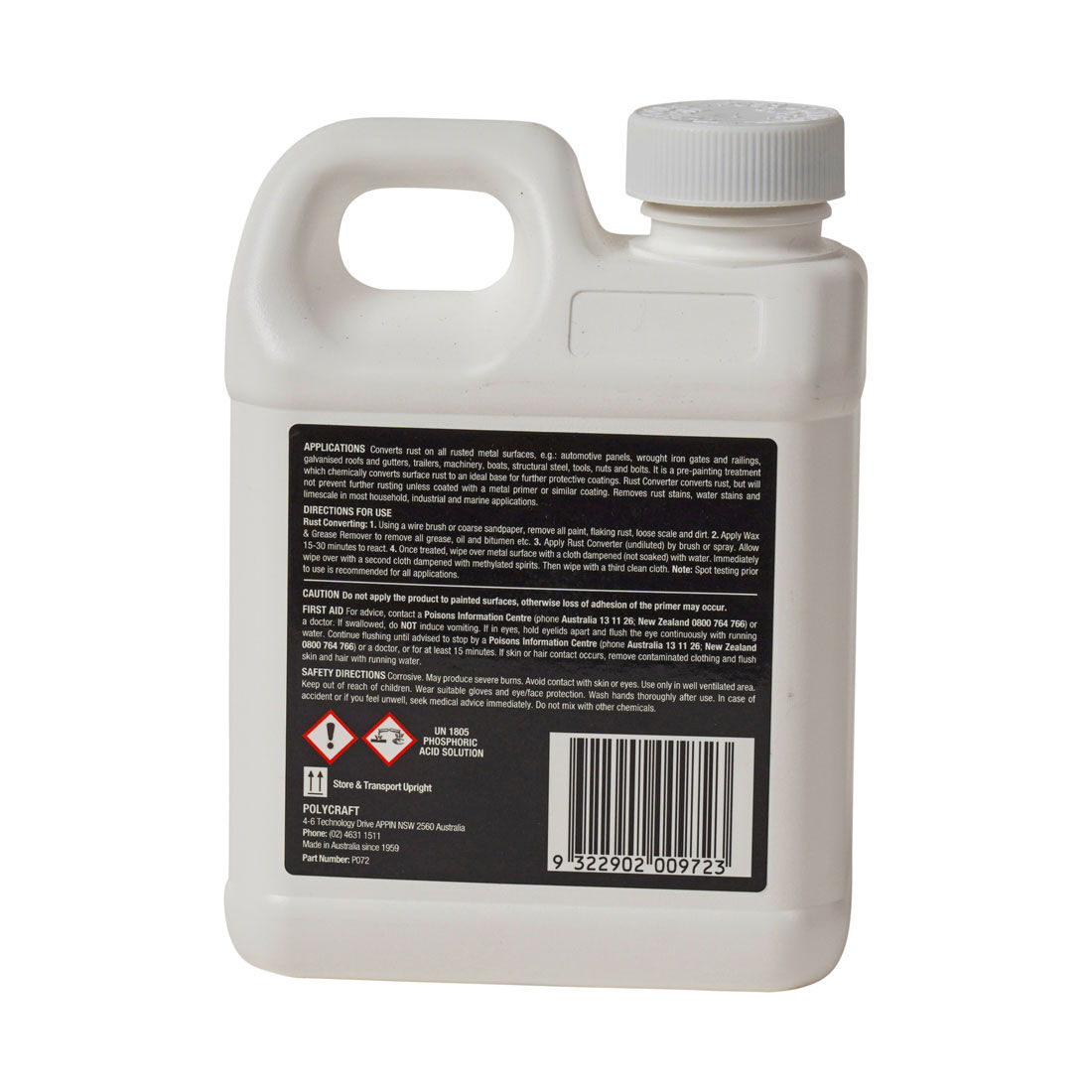 Polycraft Rust Converter 1 Litre, , scaau_hi-res