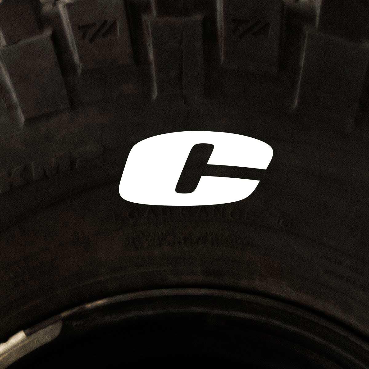 Tire Stickers - Letter C, , scaau_hi-res