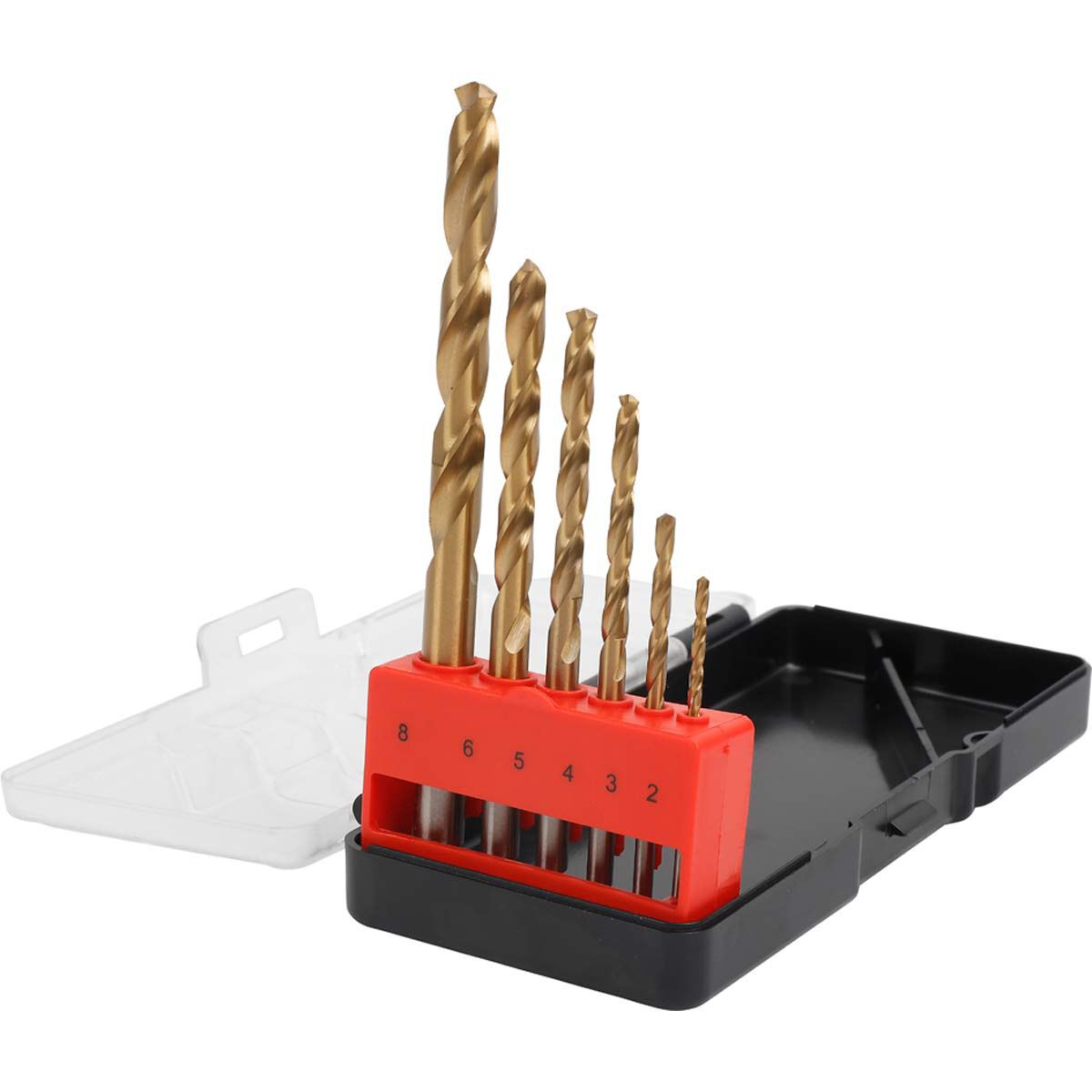 ToolPRO Tin Coated Drill Bit Set 6 Piece, , scaau_hi-res