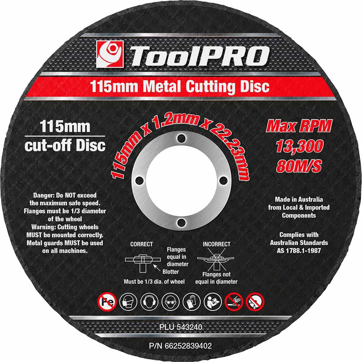 ToolPRO Metal Cut Off Disc 10 Pack, , scaau_hi-res