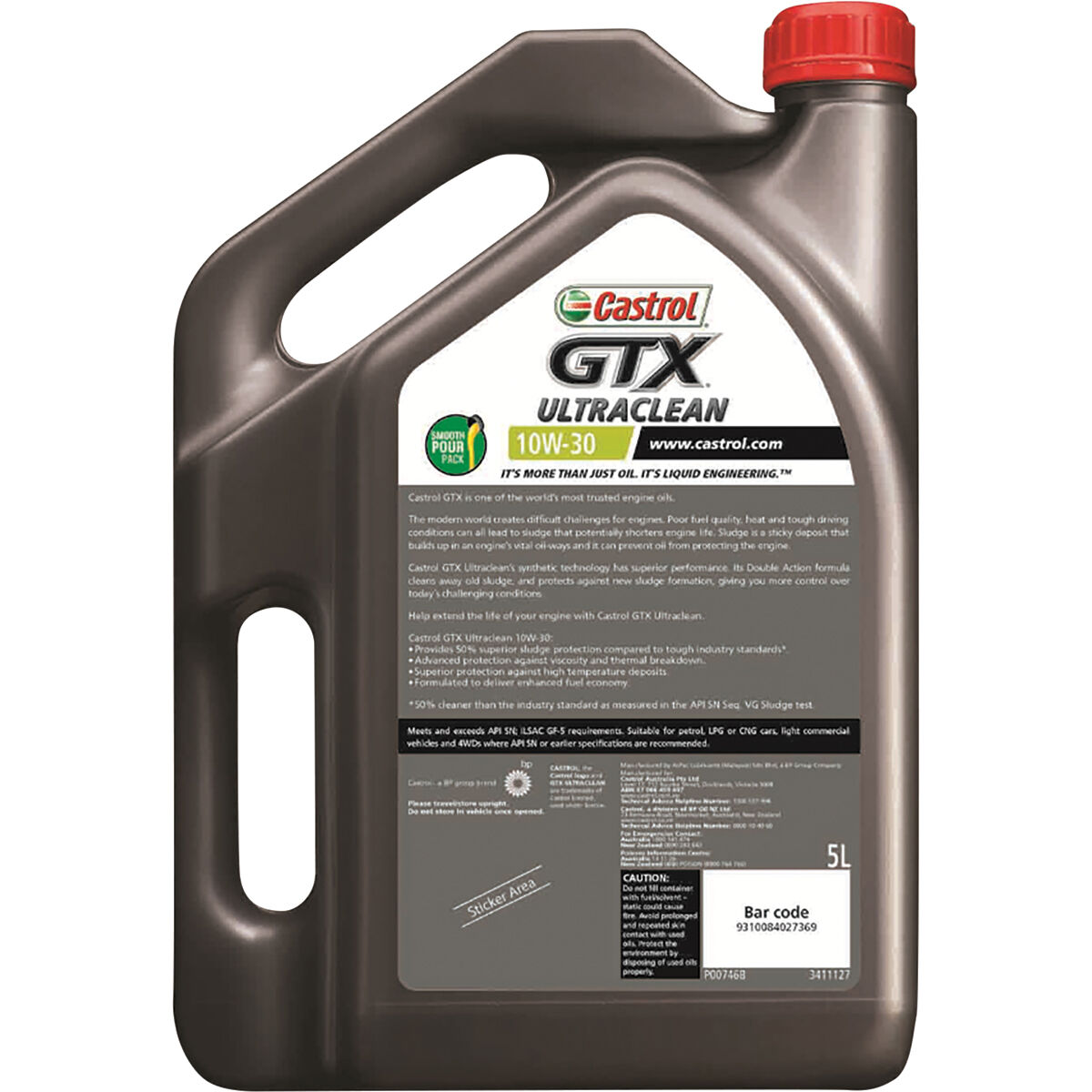 Castrol GTX Ultra Clean Engine Oil - 10W-30