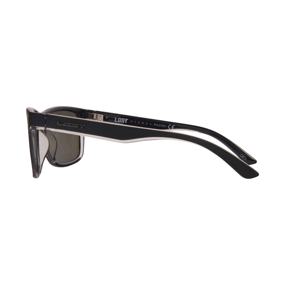 LOST Sunglasses Kicker Mirror Matt Black Blue, , scaau_hi-res