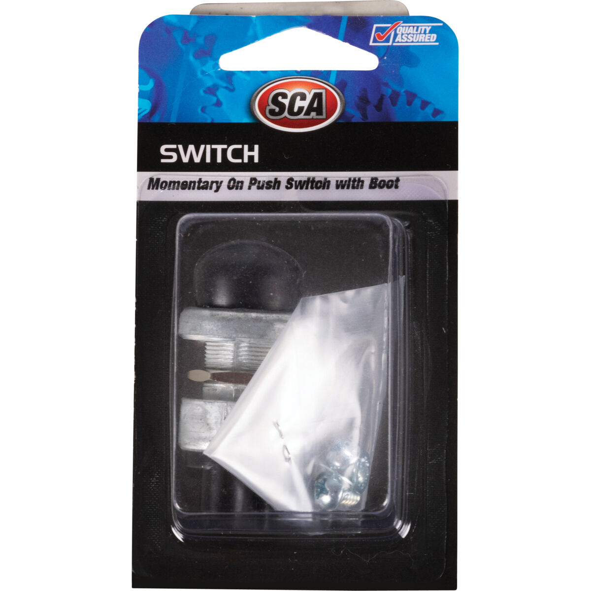 SCA Momentary Push Switch w/Boot - 12/24V On, 16mm, , scaau_hi-res