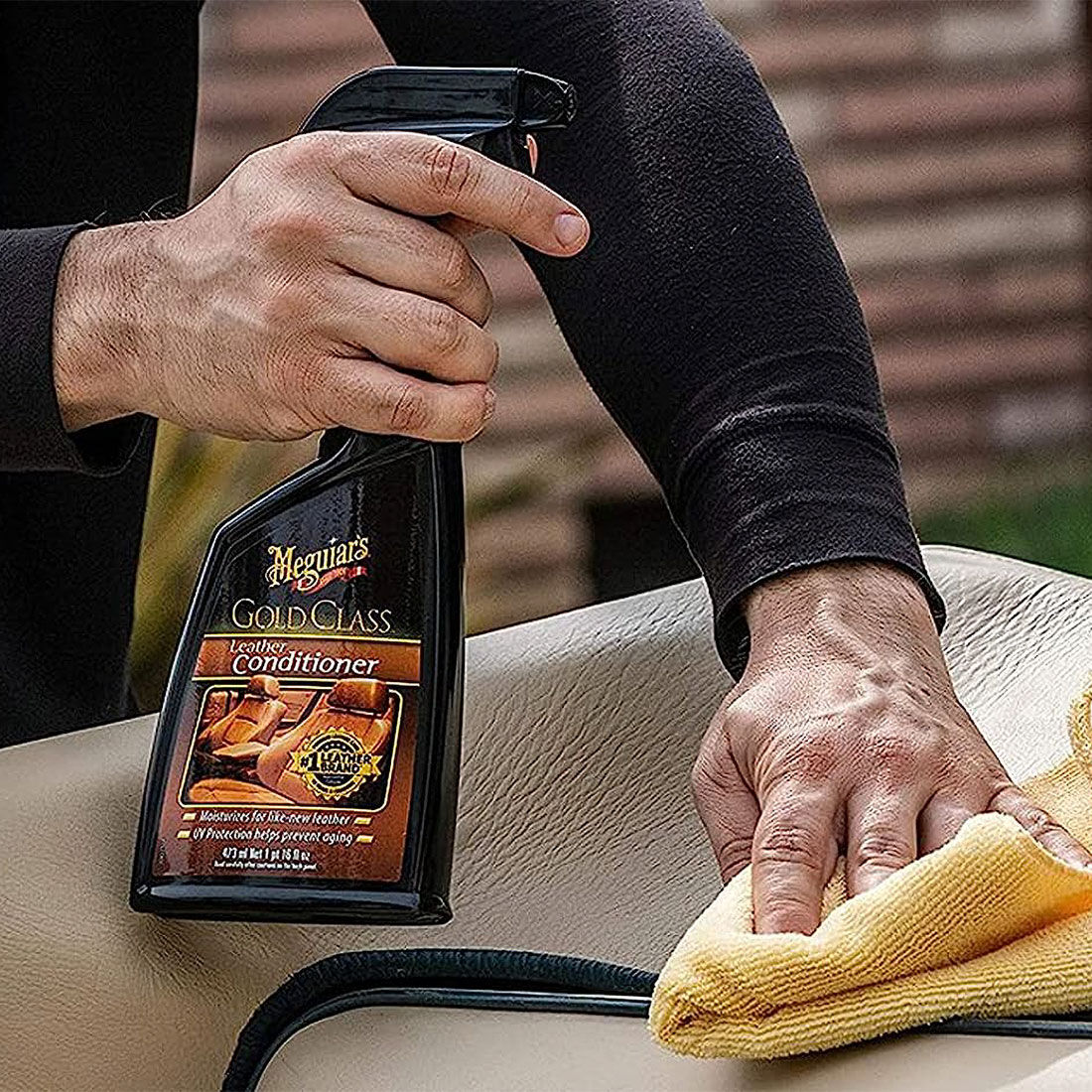 Meguiar's Gold Class Leather Conditioner 473mL, , scaau_hi-res