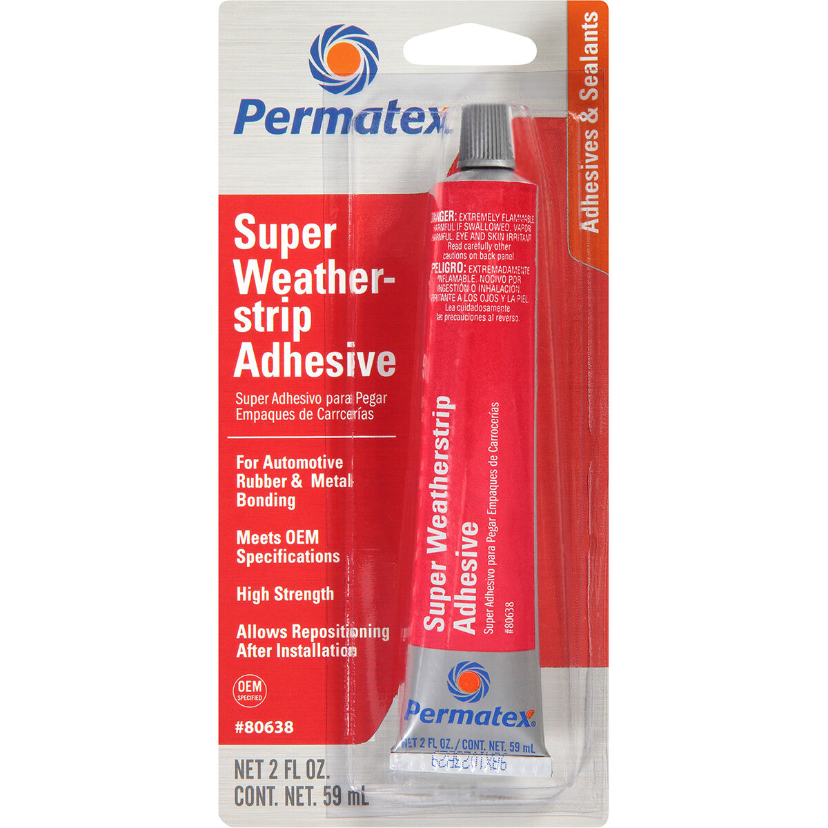 Permatex Super Weatherstrip Adhesive - 59mL | Supercheap Auto