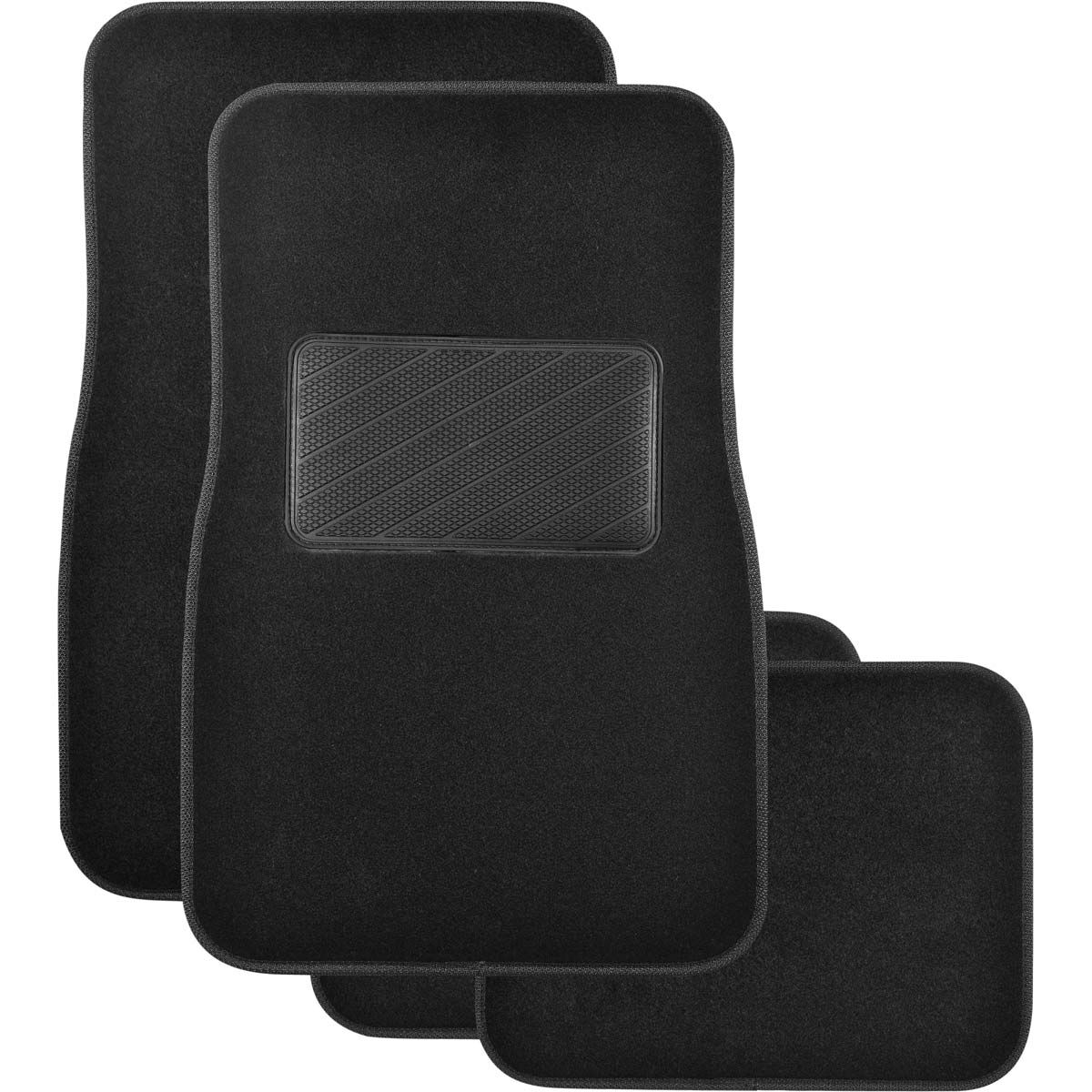 SCA Premier Plus Floor Mats - Carpet, Black, Set of 4, , scaau_hi-res