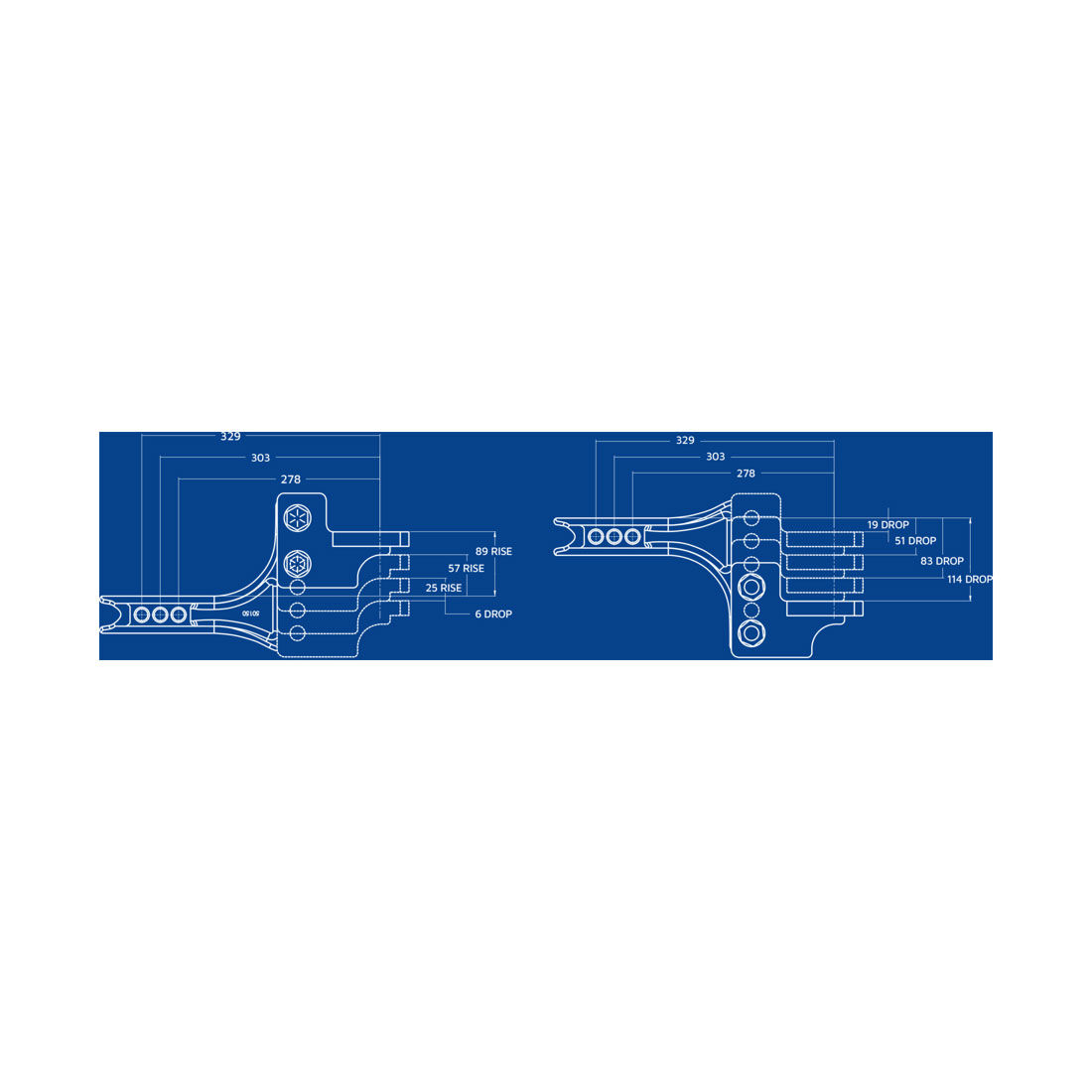 Hayman Reese Tow Ball Mount Kit Adjust 3500kg, , scaau_hi-res