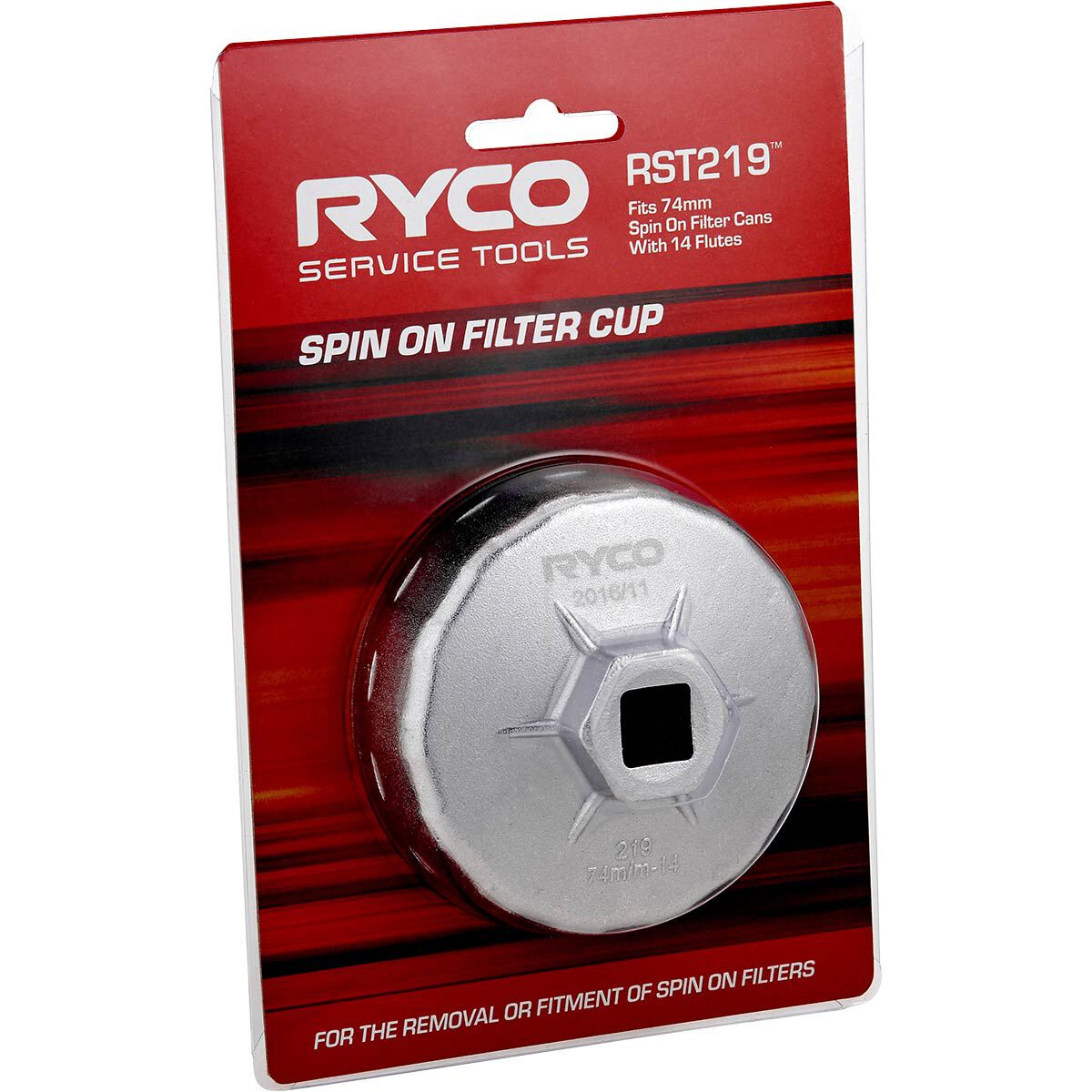 Ryco Oil Filter Cup Wrench  RST219, , scaau_hi-res