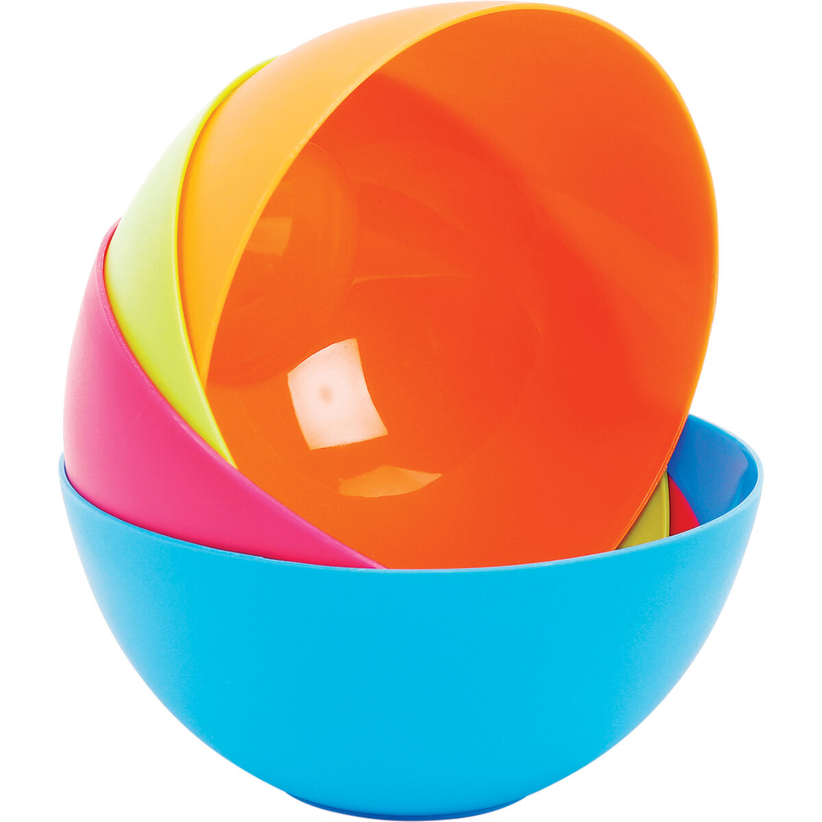 Ridge Ryder Plastic Bowl 4pk 16cm, , scaau_hi-res