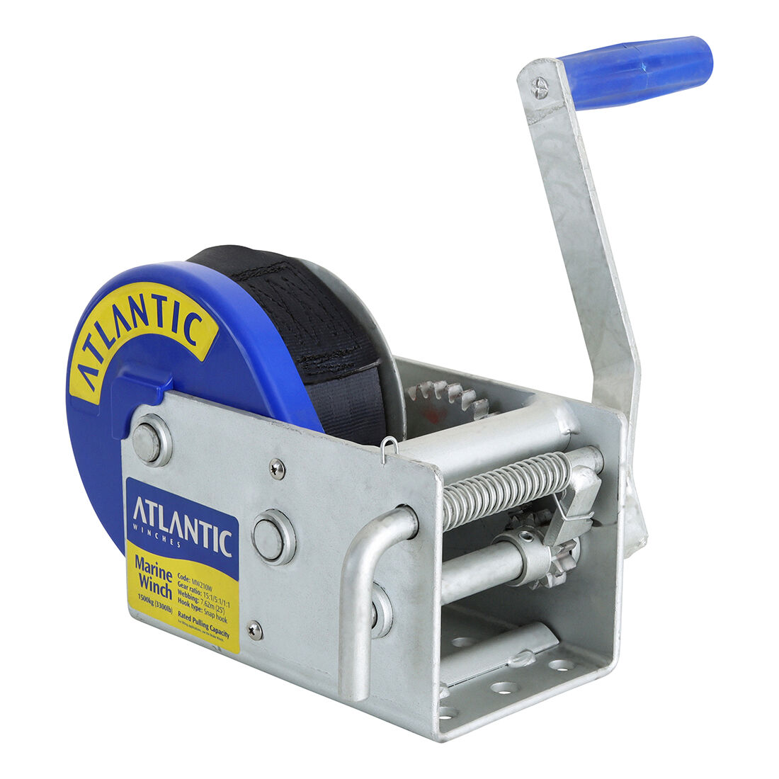 Atlantic Marine Webb Winch 1500kg 7.62m, , scaau_hi-res